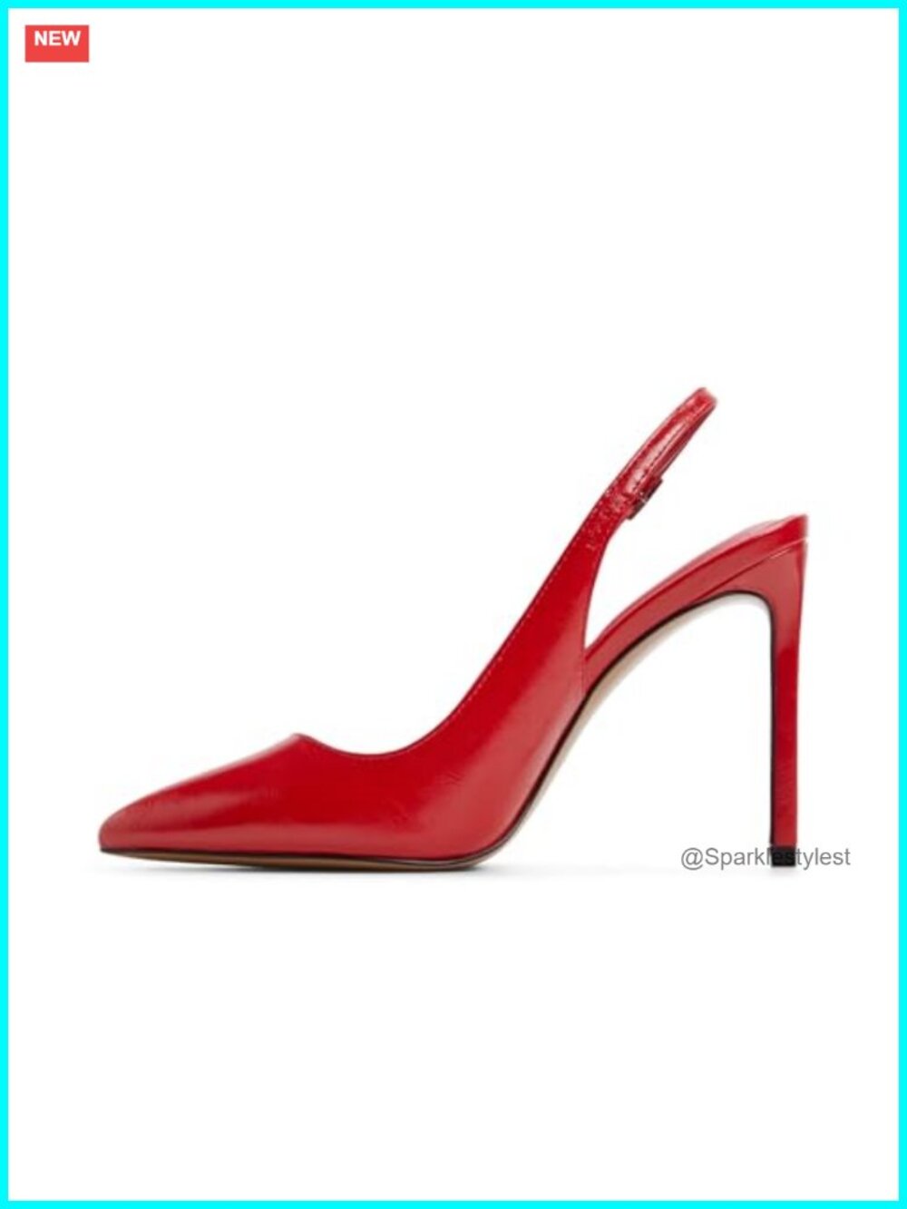 Pointy Toe Stiletto Heels Synthetic Buckle Closure Pumps